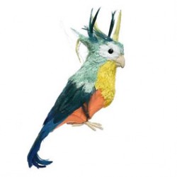 sisal parrot w feather...