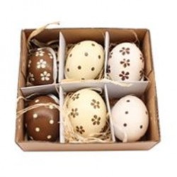 Huevos decorados (6uds.)